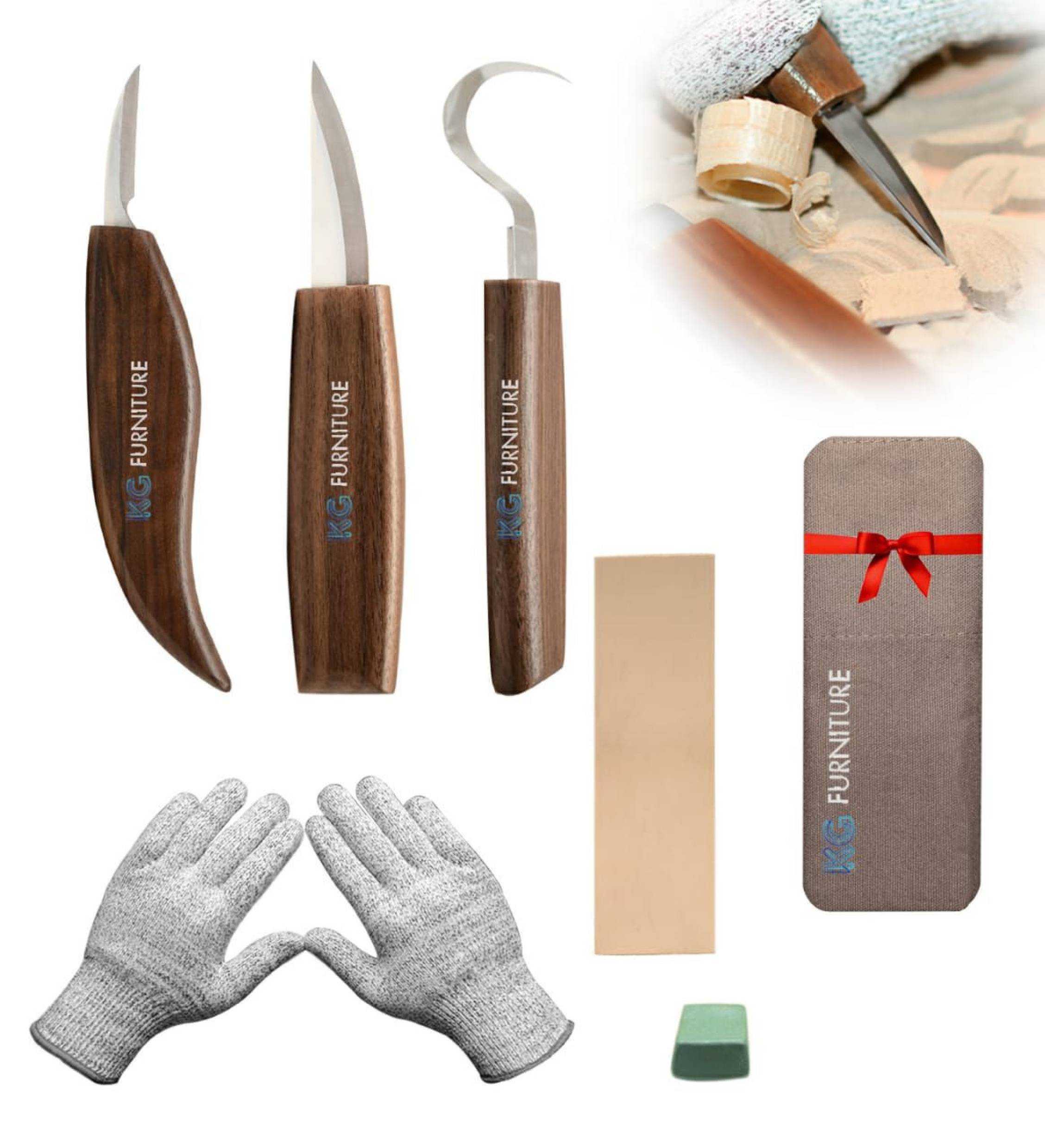 Wood Carving Tools 6 in 1 Knife Set Trending Product